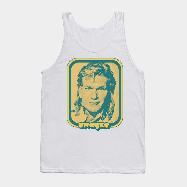 Patrick Swayze /// Retro 80s Fan Aesthetic Design Tank Top by DankFutura